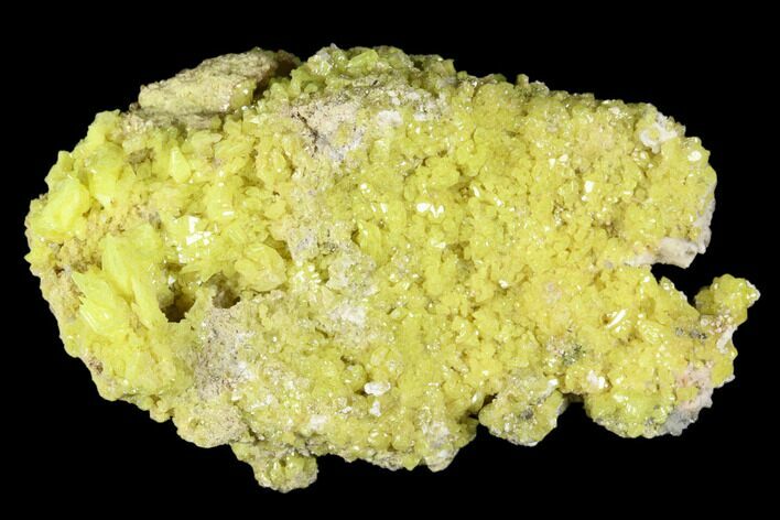 Sulfur Crystals on Matrix - Steamboat Springs, Nevada #174208